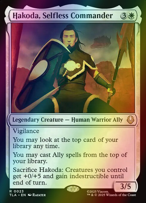 Hakoda, Selfless Commander (23) (foil, TLA)