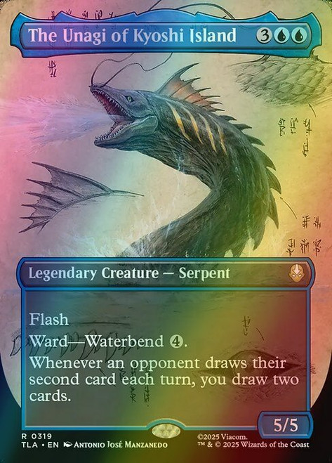 The Unagi of Kyoshi Island (Borderless - 319) (foil, TLA)