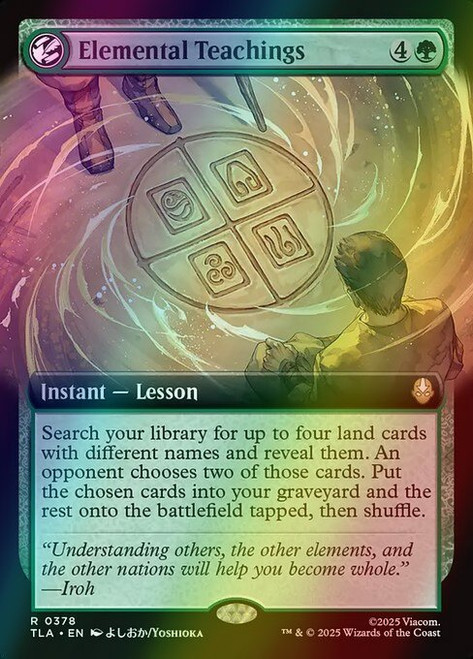 Elemental Teachings (Extended Art - 378) (foil, TLA)