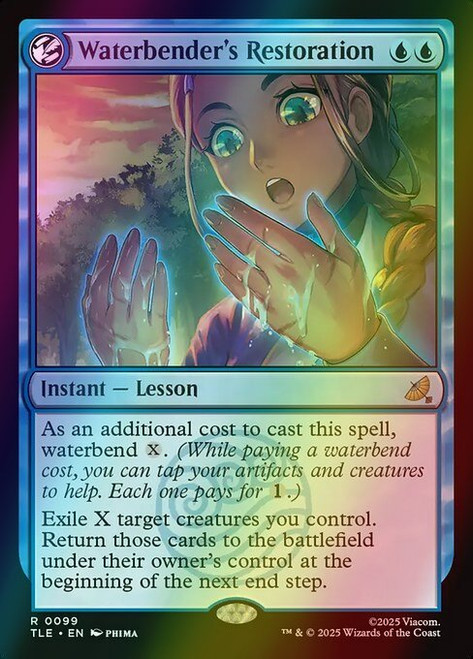 Waterbender's Restoration (99) (foil, TLE)