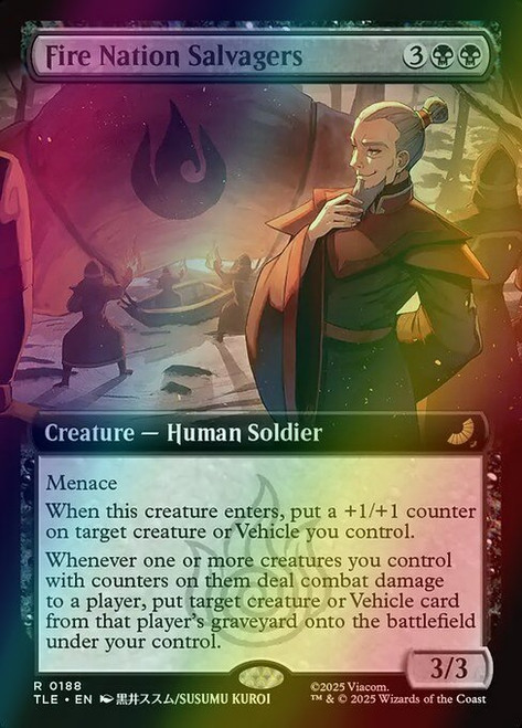 Fire Nation Salvagers (Extended Art - 188) (foil, TLE)