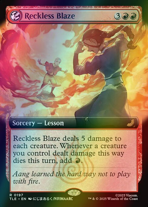 Reckless Blaze (Alternate Art - 197) (foil, TLE)