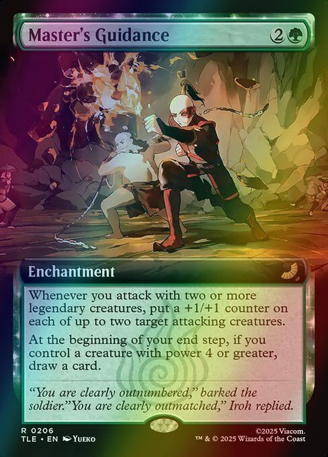 Master's Guidance (Extended Art - 206) (foil, TLE)