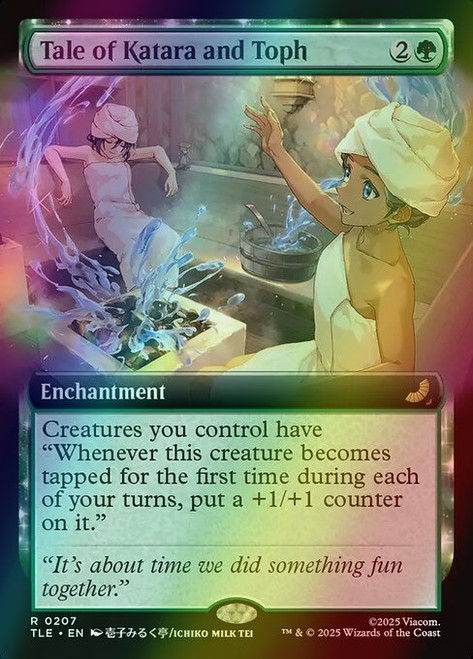 Tale of Katara and Toph (Extended Art - 207) (foil, TLE)