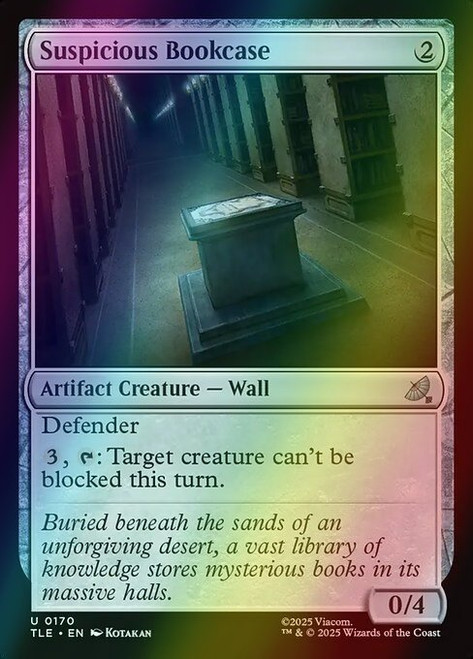 Suspicious Bookcase (170) (foil, TLE)
