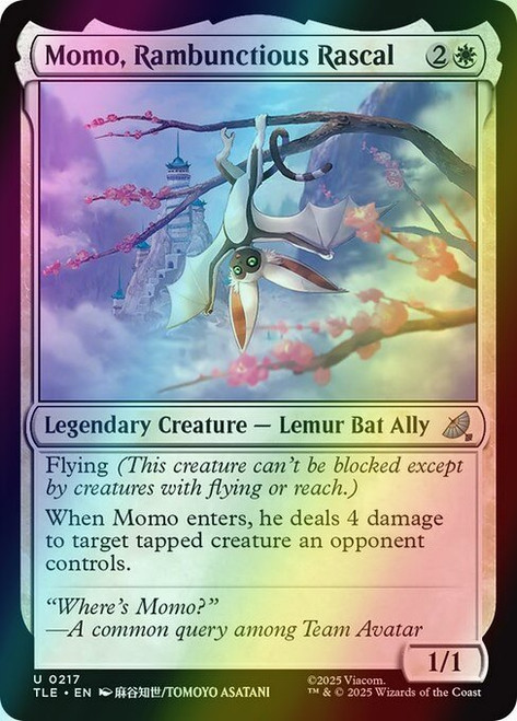 Momo, Rambunctious Rascal (217) (foil, TLE)