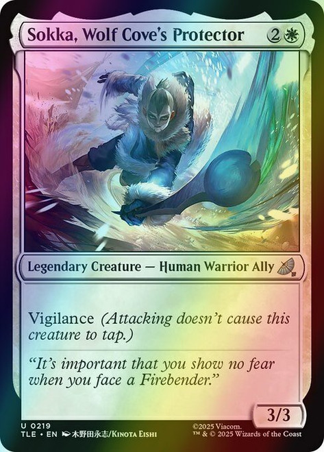 Sokka, Wolf Cove's Protector (219) (foil, TLE)