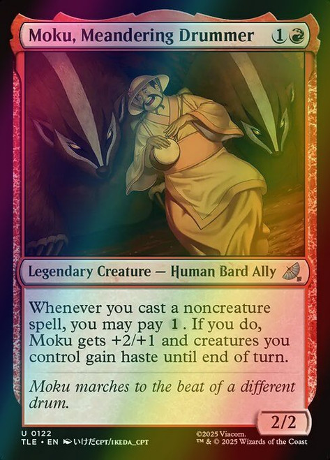 Moku, Meandering Drummer (122) (foil, TLE)