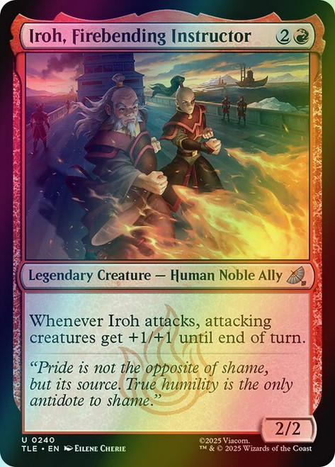Iroh, Firebending Instructor (240) (foil, TLE)