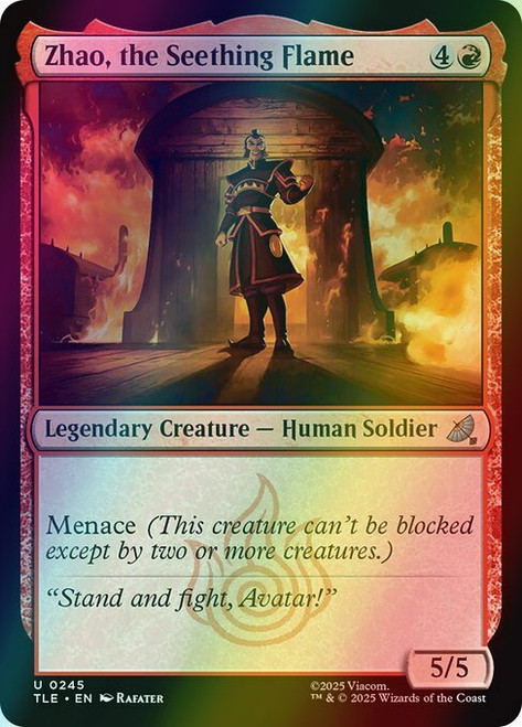 Zhao, the Seething Flame (245) (foil, TLE)