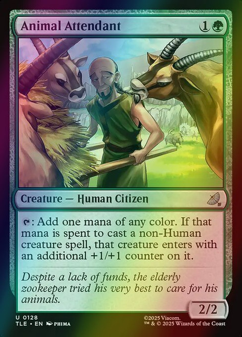 Animal Attendant (128) (foil, TLE)
