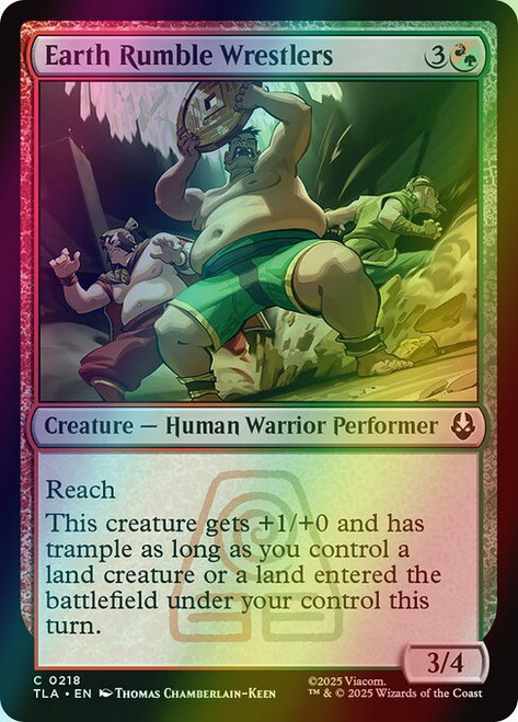 Earth Rumble Wrestlers (218) (foil, TLA)