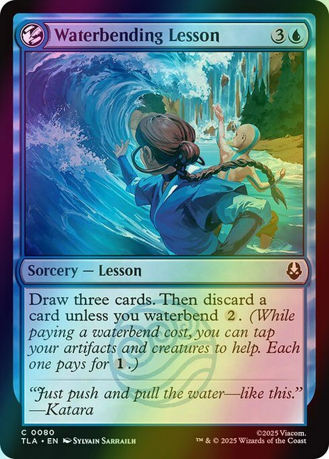 Waterbending Lesson (80) (foil, TLA)