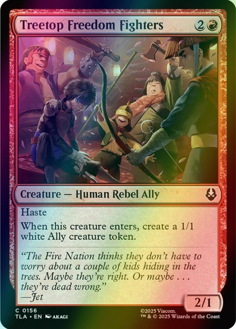 Treetop Freedom Fighters (156) (foil, TLA)