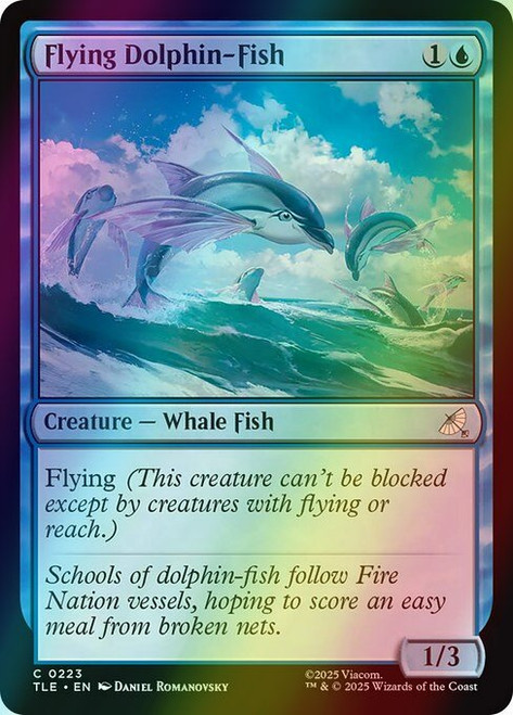 Flying Dolphin-Fish (223) (foil, TLE)