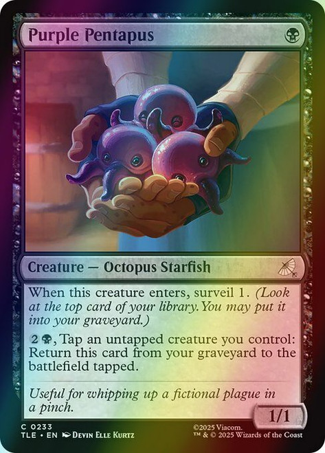 Purple Pentapus (233) (foil, TLE)