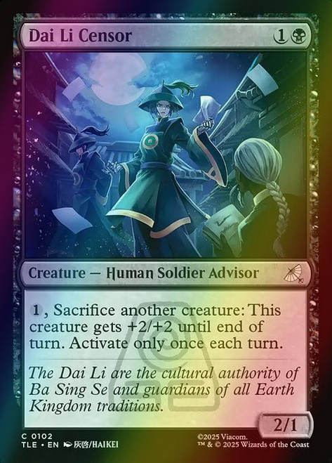 Dai Li Censor (102) (foil, TLE)