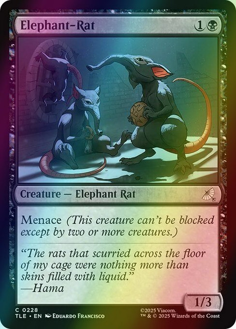 Elephant-Rat (228) (foil, TLE)