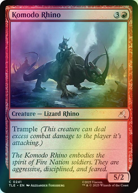 Komodo Rhino (241) (foil, TLE)