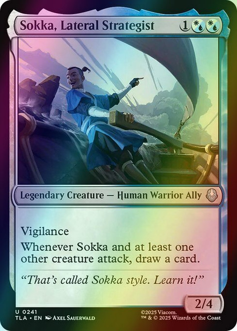 Sokka, Lateral Strategist (241) (foil, TLA)