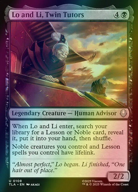 Lo and Li, Twin Tutors (108) (foil, TLA)