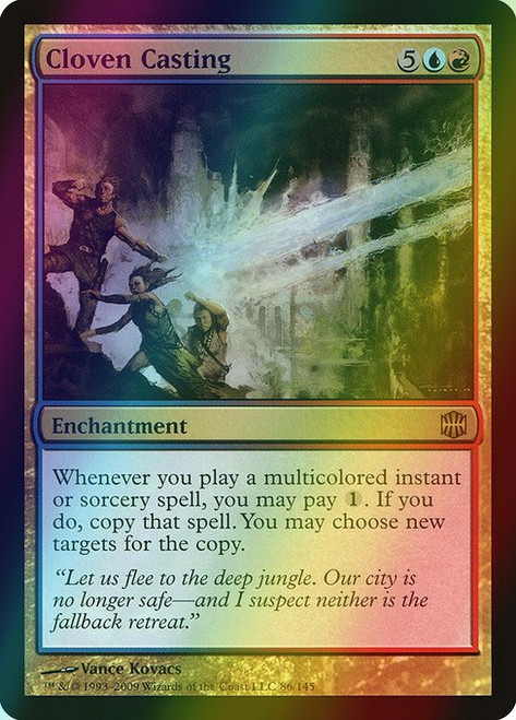 Cloven Casting (86) (foil, ARB)