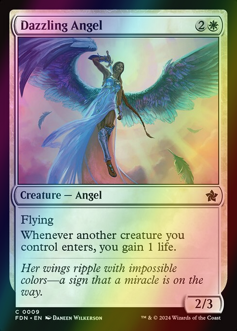 Dazzling Angel (9) (foil, FDN)