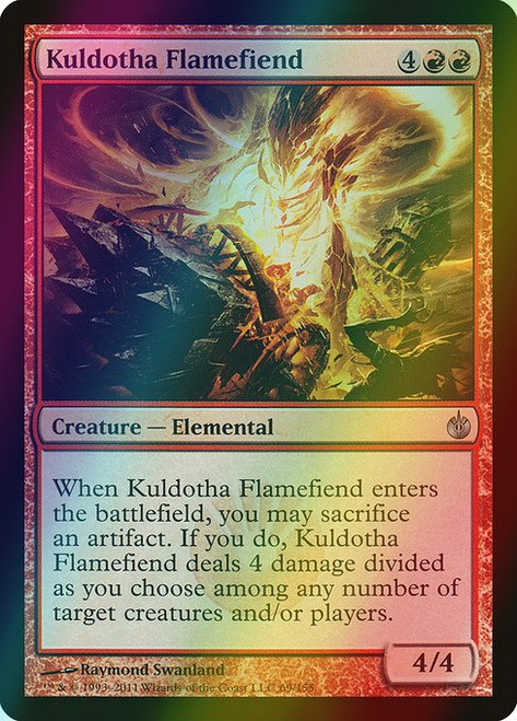Kuldotha Flamefiend (69) (foil, MBS)