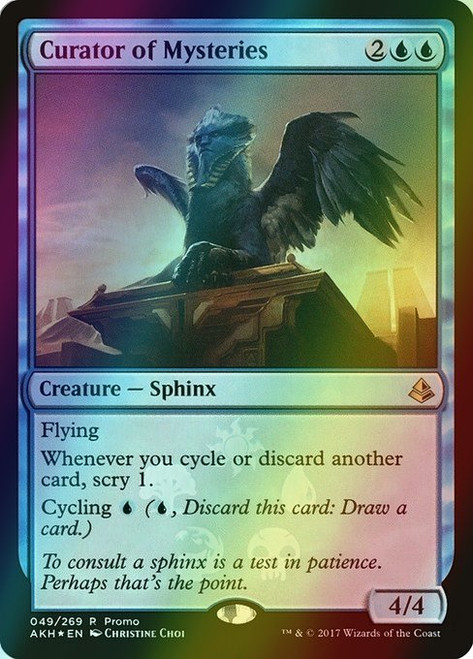 Curator of Mysteries (Alternate Art - 49★) (foil, PAKH)