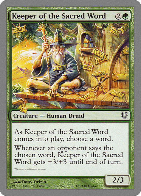 Keeper of the Sacred Word (101) (UNH)