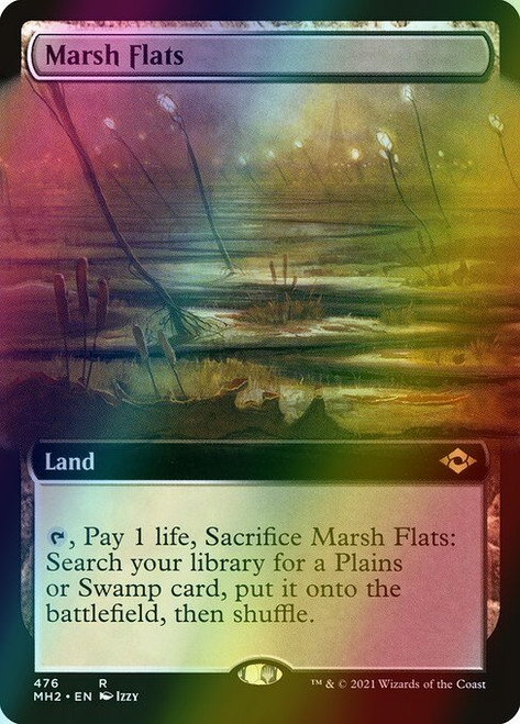 Marsh Flats (Extended Art - 476) (foil, MH2)