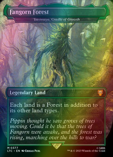Yavimaya, Cradle of Growth (Borderless - 377) (foil, LTC)