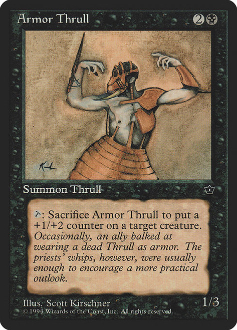Armor Thrull (Alternate Art - 33d) (FEM)
