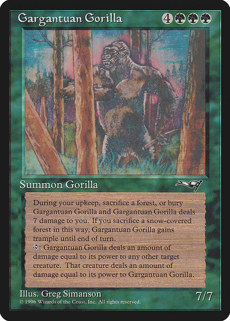 Gargantuan Gorilla (91) (ALL)