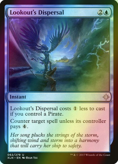 Lookout's Dispersal (62) (foil, XLN)
