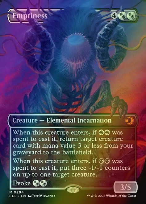 Emptiness (Borderless - 294) (foil, ECL)