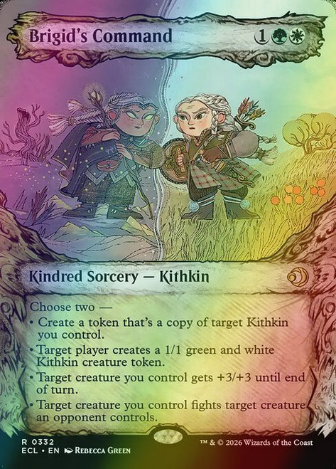 Brigid's Command (Borderless - 332) (foil, ECL)
