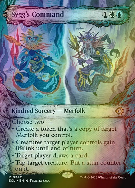 Sygg's Command (Borderless - 342) (foil, ECL)