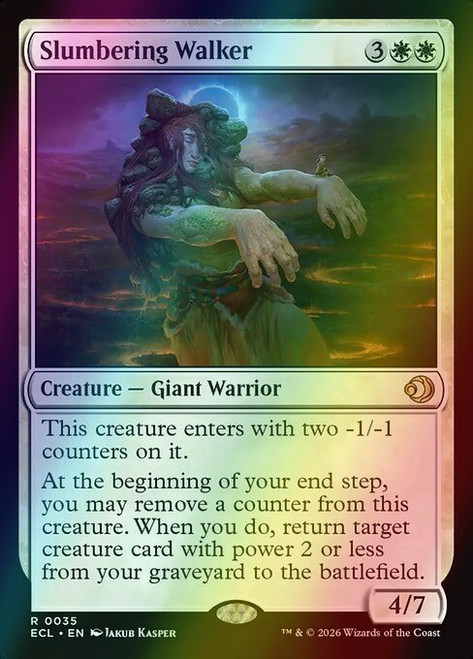 Slumbering Walker (35) (foil, ECL)