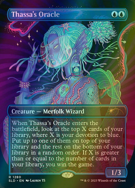 Thassa's Oracle (Borderless - 1280) (foil, SLD)