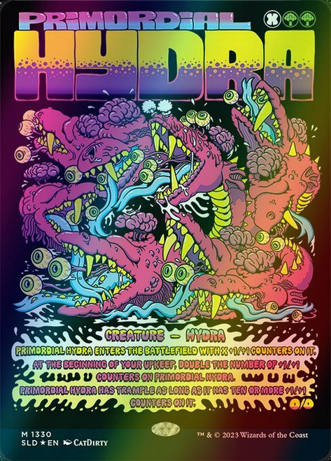 Primordial Hydra (Borderless - 1330) (foil, SLD)