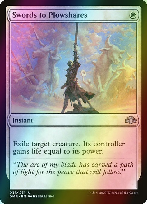 Swords to Plowshares (31) (foil, DMR)