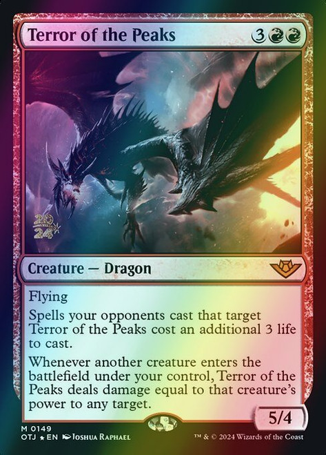 Terror of the Peaks (Alternate Art - 149s) (foil, POTJ)