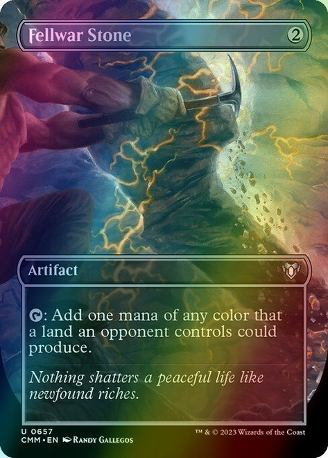 Fellwar Stone (Borderless - 657) (foil, CMM)