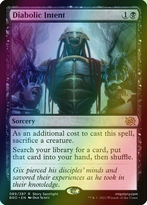 Diabolic Intent (89p) (foil, PBRO)