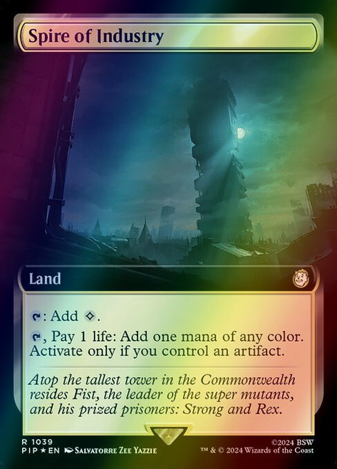Spire of Industry (Extended Art - 1039) (foil, PIP)
