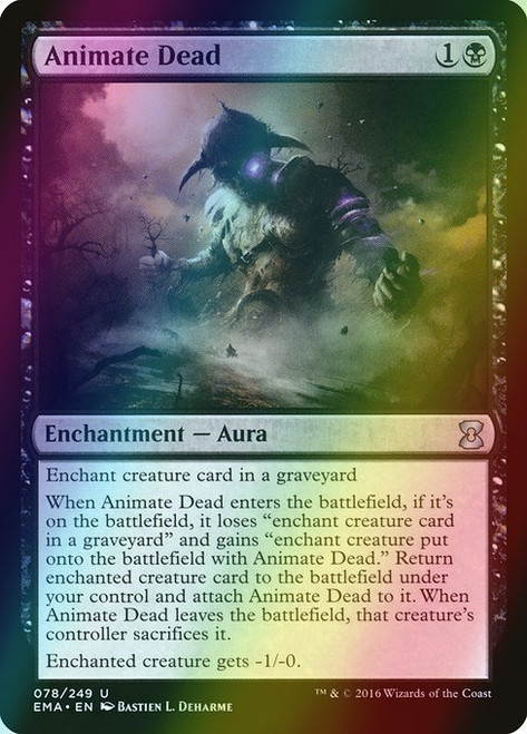 Animate Dead (78) (foil, EMA)