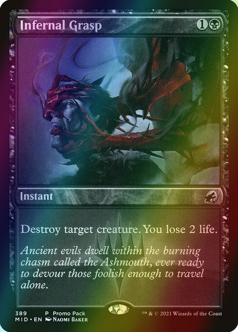 Infernal Grasp (389) (foil, MID)