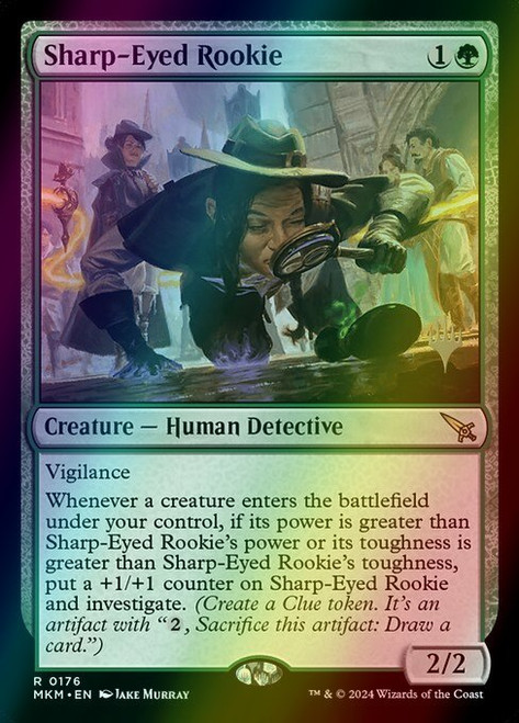 Sharp-Eyed Rookie (176p) (foil, PMKM)