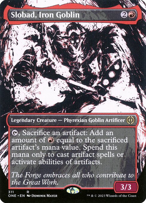 Slobad, Iron Goblin (Borderless - 311) (ONE)